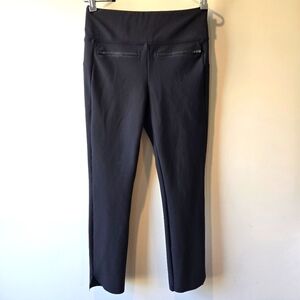 Athleta Pants Small Womens Black Stellar Crop Straightleg
